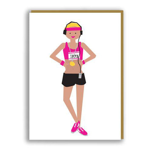 Runner - Greeting Card