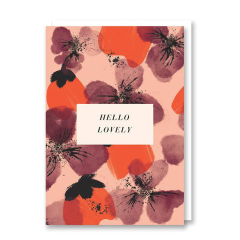 Hello Lovely - Greeting Card