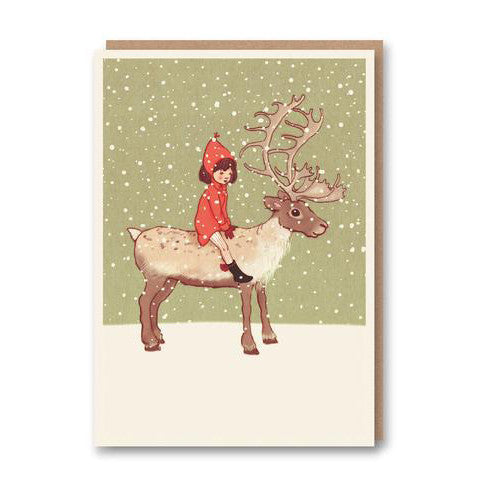 Me & My Reindeer Christmas Card
