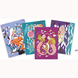 Mermaid Lights - Glitter Boards by Djeco, picture boards 