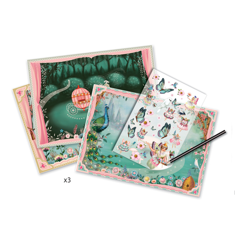 In Fairyland -  Decal Transfers by Djeco, scenes and transfers
