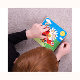 Life Cycle Layer Puzzle - Butterfly, lifestyle child playing with 