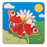 Life Cycle Layer Puzzle - Butterfly, completed, unpackaged 