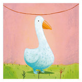 Create Animals With Stickers - by Djeco, goose to be decorated 