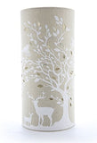 Welink linen light shades, unlit 'deer & birds'