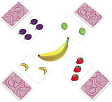 Fruit Punch (Halli Galli) Game, cards out during play, banana in middle