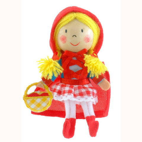 Little Red Riding Hood Finger Puppet, front on view