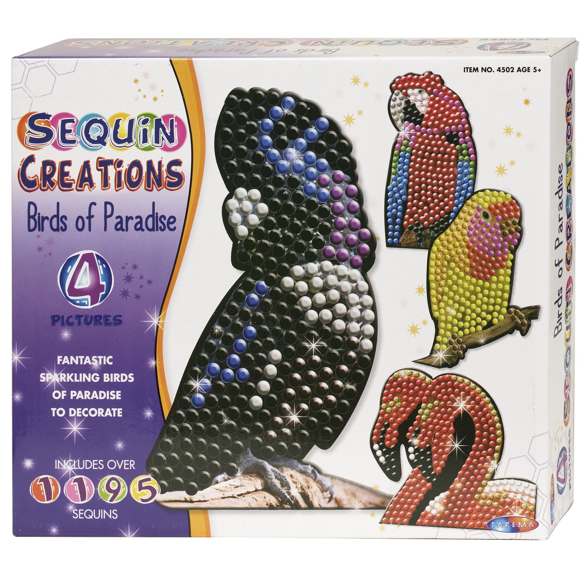 Sequin Creations - Birds of Paradise