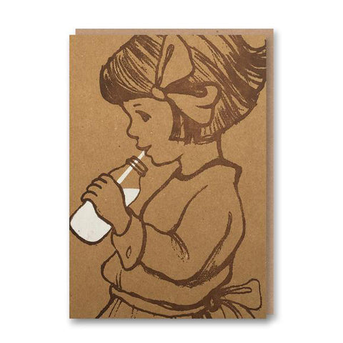 Milk - Belle & Boo Greeting Card