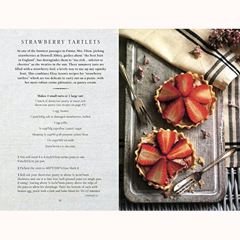 Tea With Jane Austen, strawberry tartlets pages