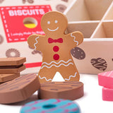 Box of Biscuits, gingerbread man detail