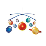 Solar System Mobile Making Kit, assembled and hanging 