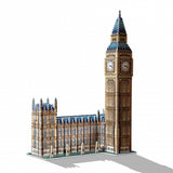 Big Ben & Parliament 3D Puzzle, 3d finished model view with shadow