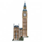 Big Ben & Parliament 3D Puzzle, side view of finished puzzle 
