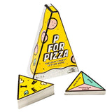 P for Pizza with cards showing 