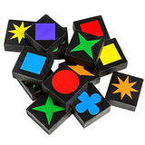 Qwirkle selection of tiles 