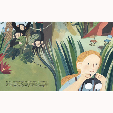 Jane Goodall - Little People, Big Dreams Picture Book, page detail