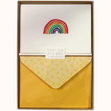Rainbow Boxed Notecards (Set of 10), boxed 