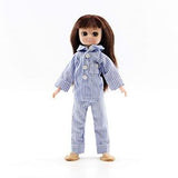 Pyjama party set, modelled on Lottie doll
