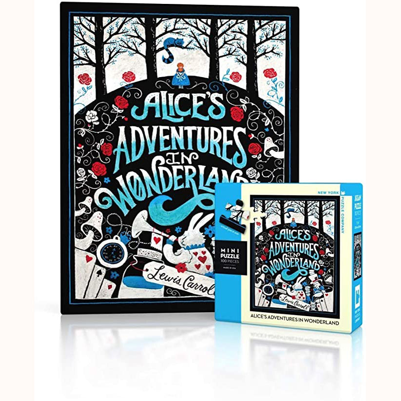 Alice's Adventures in Wonderland Mini Puzzle, finished image and box