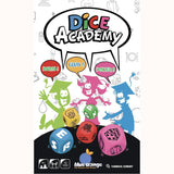 Dice Academy, front view of box 