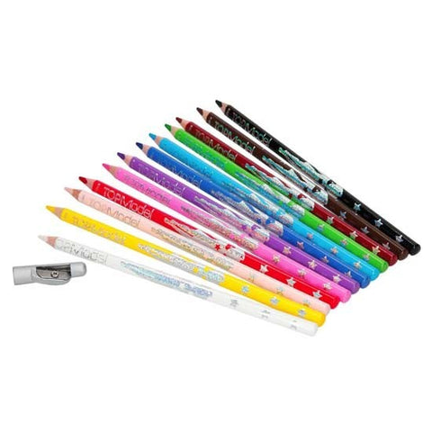 Colour Pencils by Depesche (+ sharpener), unboxed 