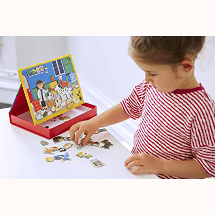 Pet Hospital - Magnetic Play Scene, child playing with toy 