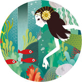 Aquatic Paradise Puzzle , detail of mermaid 