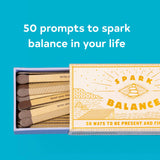 Spark Balance, opened box showing matches inside