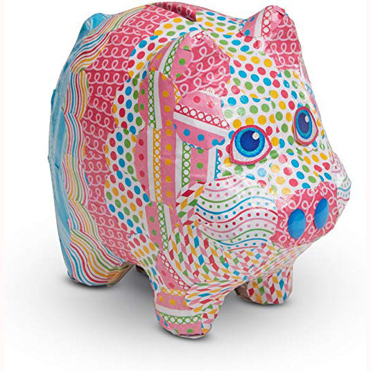 Piggy Bank - Decoupage Made Easy, finished piggy 