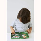 Hang On Monkey - Magnetic Travel Game, child playing with game
