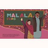 Malala Yousafzai - Little People, Big Dreams Picture Book, with father page