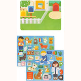 Pet Hospital - Magnetic Play Scene, outdoor scene and sheets of magnets 