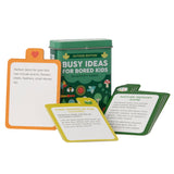 Busy Ideas For Bored Kids (Outside Edition), tin with selection of 3 cards