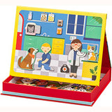 Pet Hospital - Magnetic Play Scene, easel style box and indoor scene