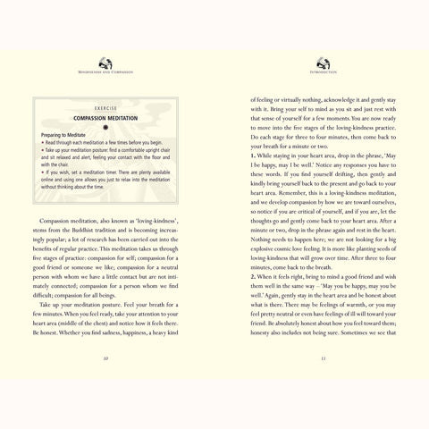 Mindfulness And Compassion, meditation page