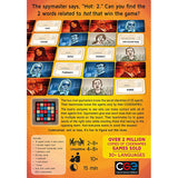 Codenames, text from back of box 