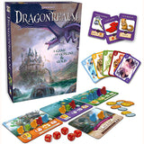 Dragonrealm - a Game of Goblins & Gold, box and contents