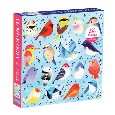Songbirds Puzzle, boxed on angle