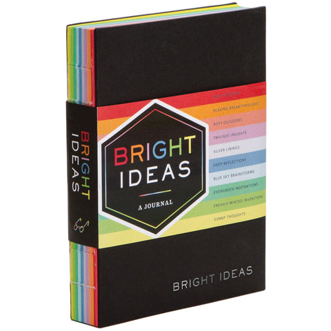 Bright Ideas Journal front of book, slight angle 