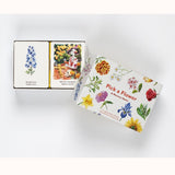 Pick A Flower - A Memory Game, open box with top 2 cards displayed