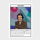 Success Oracles, sample card Ayn Rand