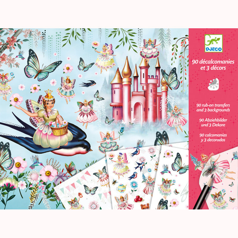 In Fairyland -  Decal Transfers by Djeco, front of packaging 