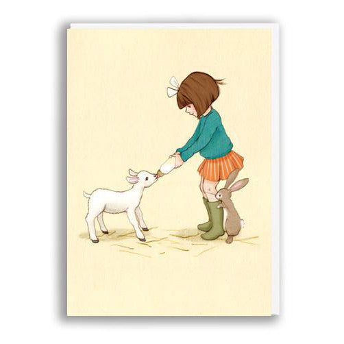 Lamb  - Belle & Boo Greeting Card