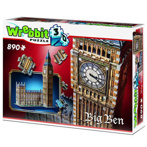 Big Ben & Parliament 3D Puzzle, front of box