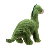 Brontosaurus Knitted Toy, back view 