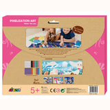 Pixelation Art - Under the Sea, back of packaging 