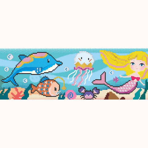 Pixelation Art - Under the Sea, finished poster
