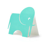Elephant Greetings Card, slight angle from side view 