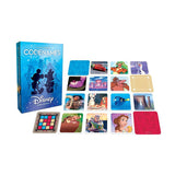 Codenames - Disney Family Edition, box next to grid of cards
